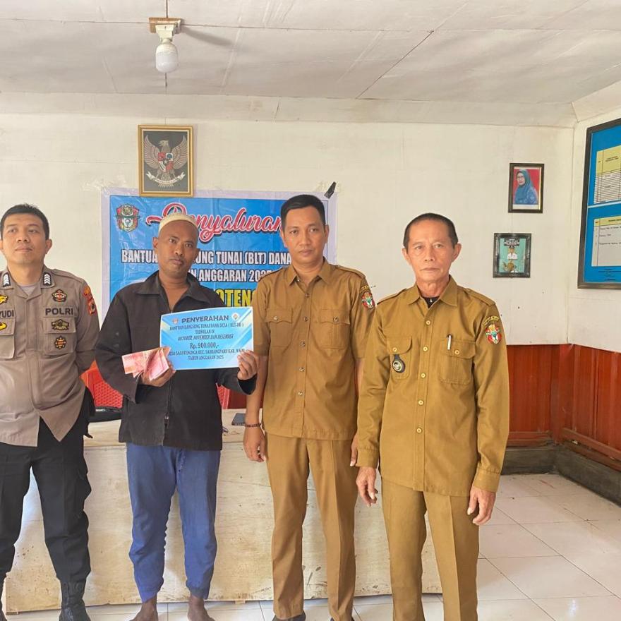 PENYALURAN BANTUAN LANGSUNG TUNAI (BLT) DANA DESA T.A. 2025